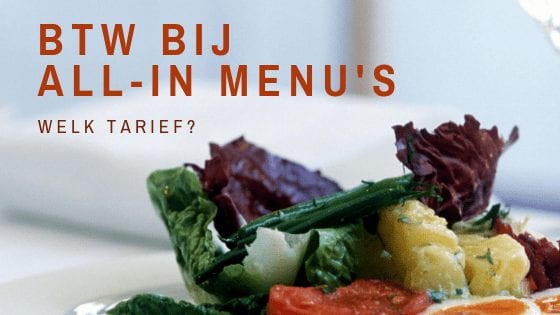 btw-bij-menu's